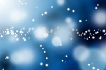 abstract background with stars and snowflakes