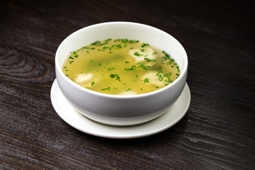 Fototapeta premium soup in a bowl