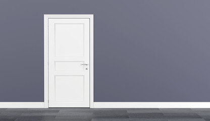 closed door 3D