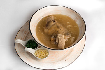soup in a bowl