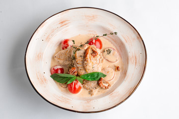 soup with meat and vegetables