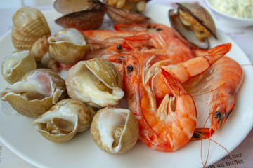 assiette de fruits de mer