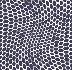 Obraz premium hexagon trippy seamless pattern, minimal geometric background print texture
