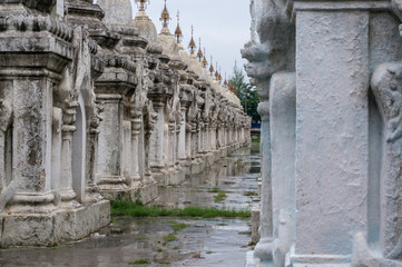 Out side Shwenandaw Kyaung Temple