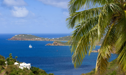 View at st. Thomas harbor from the top point