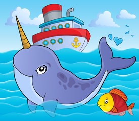 Narwhale theme image 1 © Klara Viskova