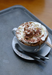 coffee with ice cream