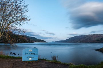  Loch Ness in the Highlands of Scotland 