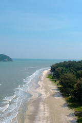 beach and sea lake in Khao Sam Roi Yot National Park