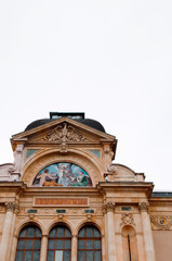 Old buildings Museum of Arts and History in Neuchatel, Switzerland