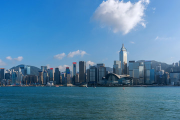 Hong Kong cityscape.