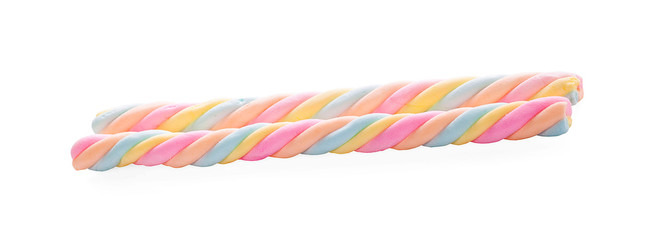 marshmallows candy isolated on white background