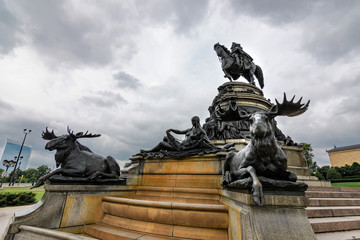 Statue in beautiful city of  Philadelphia