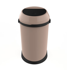 Touch Bin isolated on white background. 3d illustration 