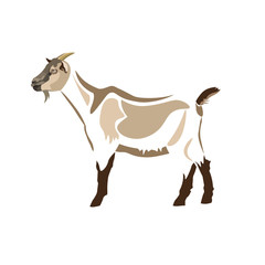 Stylized figure of a goat