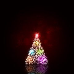 Magic Tree Holiday Background