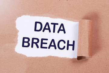 Data Breach, Internet Crime Words Concept