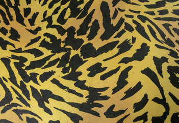 fourrure de tigre arrière-plan avec motif de peau de tigre orange et noir Fond texture ressource...
