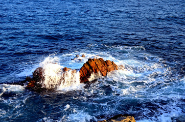 Landscapes of the beaches of Gerona