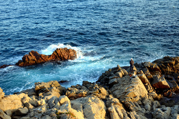 Landscapes of the beaches of Gerona