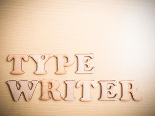 Self Development Motivational Words Quotes Concept, Type Writer