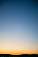 Obraz premium Colorful clear sky without cloud at twilight time before sunrise