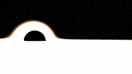 Black hole, space distortion, anomaly, high mass, this image elements furnished by NASA.