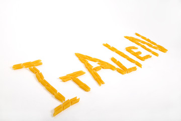 buchtsaben aus pasta