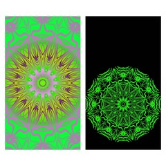 Collection Card With Relax Mandala Design. For Mobile Website, Posters, Online Shopping, Promotional Material.