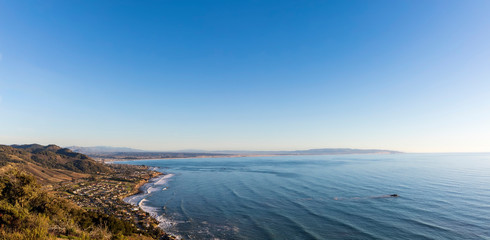 Panorama Along the Coast, Pismo Beach, CA
