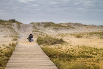 Obraz premium taking photos