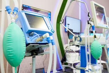 Medical equipment at exhibition