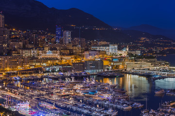 Obraz premium Cityscape of Monaco