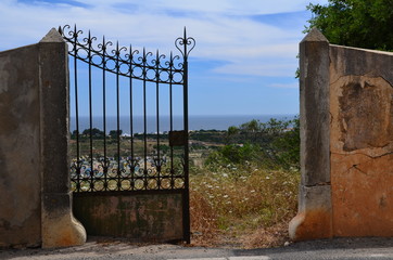 old iron gate