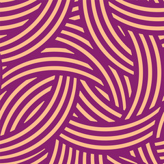 Fototapeta premium Vector seamless pattern. Geometric design with crossed arc