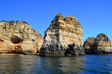 rock in the mediterranean sea