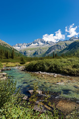 Fototapeta na wymiar Peak of Care Alto - National Park of Adamello Brenta Italy