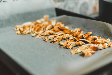 Homemade recipe - sweet cinnamon cookies - homemade dessert