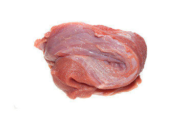 meat isolated on white background