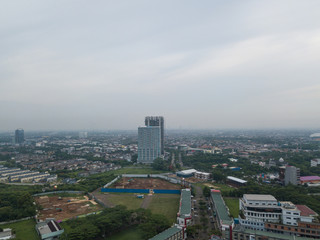 Aerial view of Alam Sutera skyline during daytime.