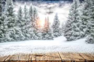 Table background and free space for your decoration 