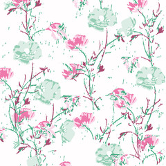 Obraz na płótnie Canvas floral pattern 