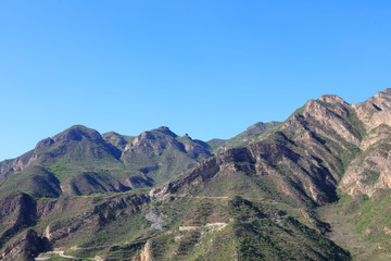 Natural environment of mountain area