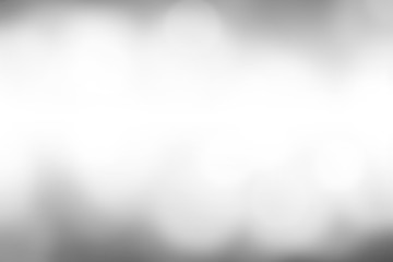 Blurred light gray gradient bokeh abstract background