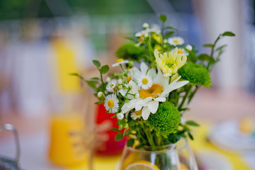 bouquet of yellow flowers