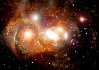 galaxy in a free space