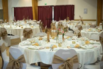 Décoration de table, mariage
