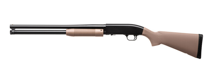 Shotgun isolated on white