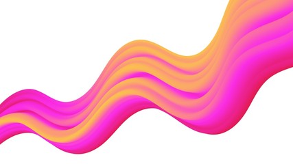 Colorful liquid. Abstract wave. Vector Illustration eps10.