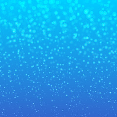 Random falling white snowflakes sparkle background